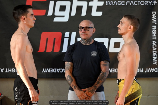 2023-07-01 Champions Fight Milano 00989 Alessandro Campoli-Placido Basone